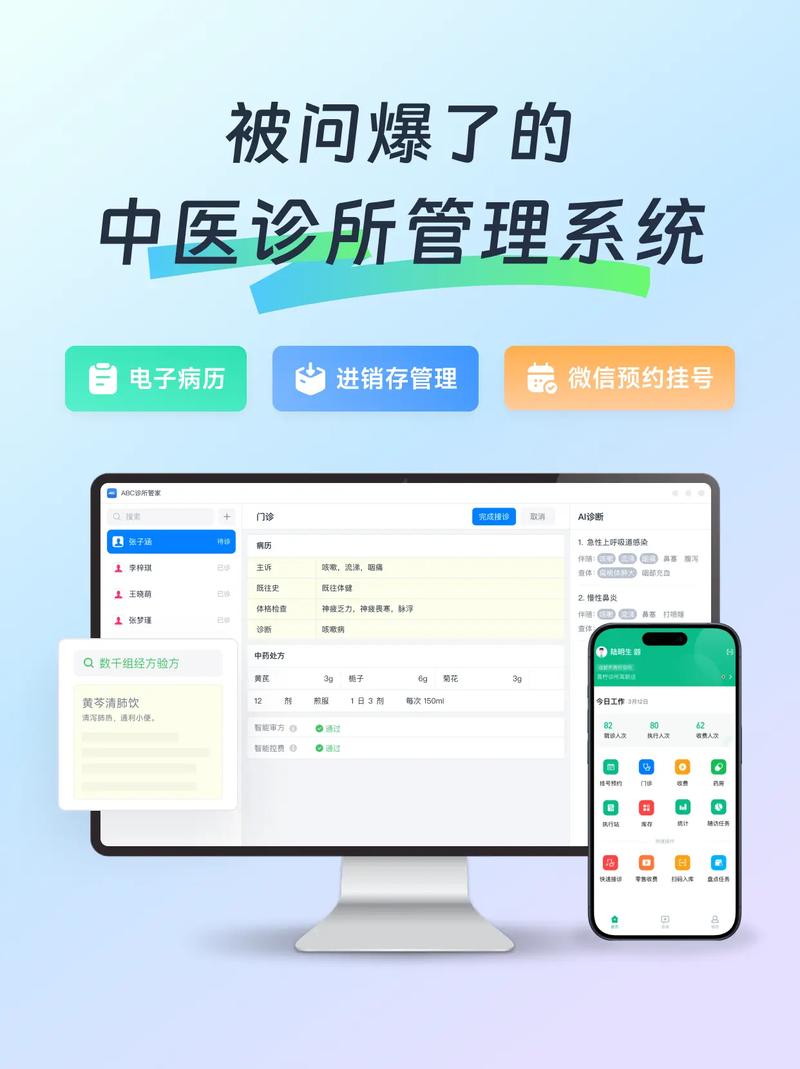被问爆了的中医诊所管理系统.abc诊所管家针对中医诊