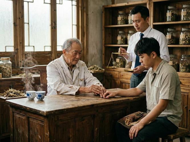 我外公是老中医开了五十年诊所十里八乡有名,我爸爸是中药房主任,我学